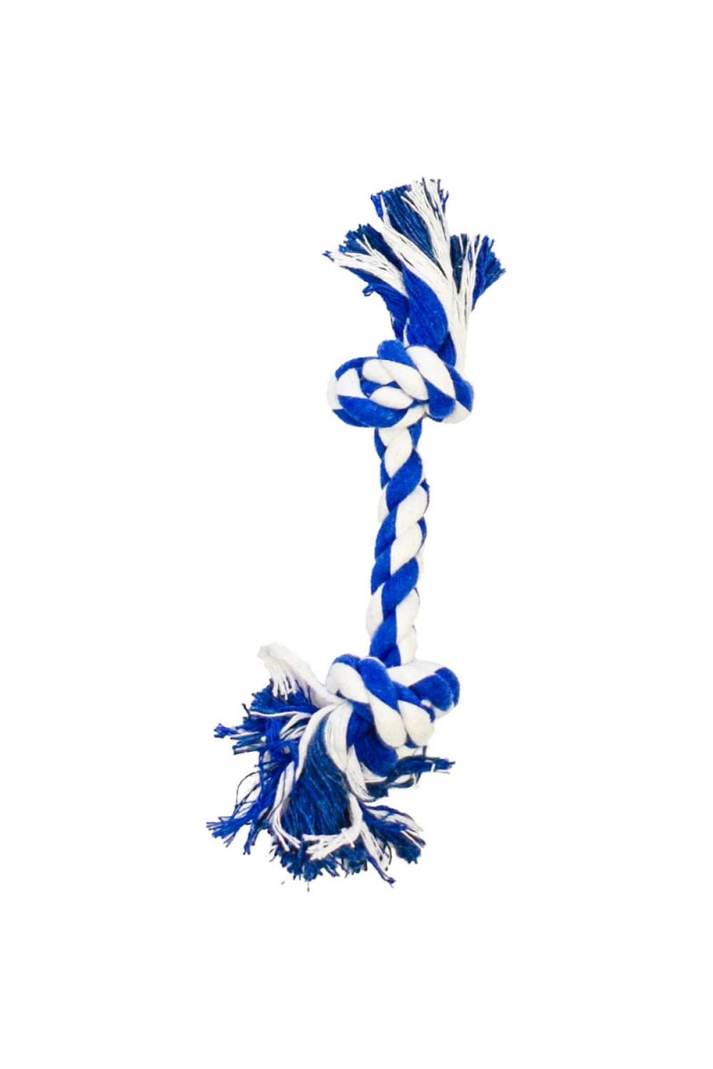 2 Knot Rope Dog Bone Tug Toy - Image 2
