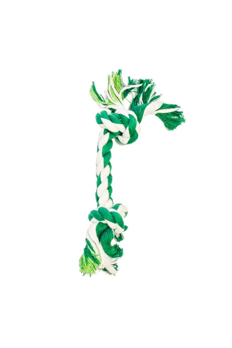 2 Knot Rope Dog Bone Tug Toy - Image 3