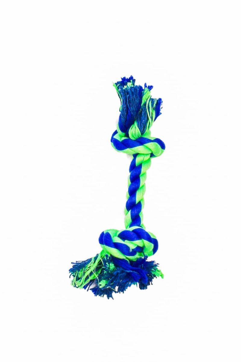 2 Knot Rope Dog Bone Tug Toy - Image 4