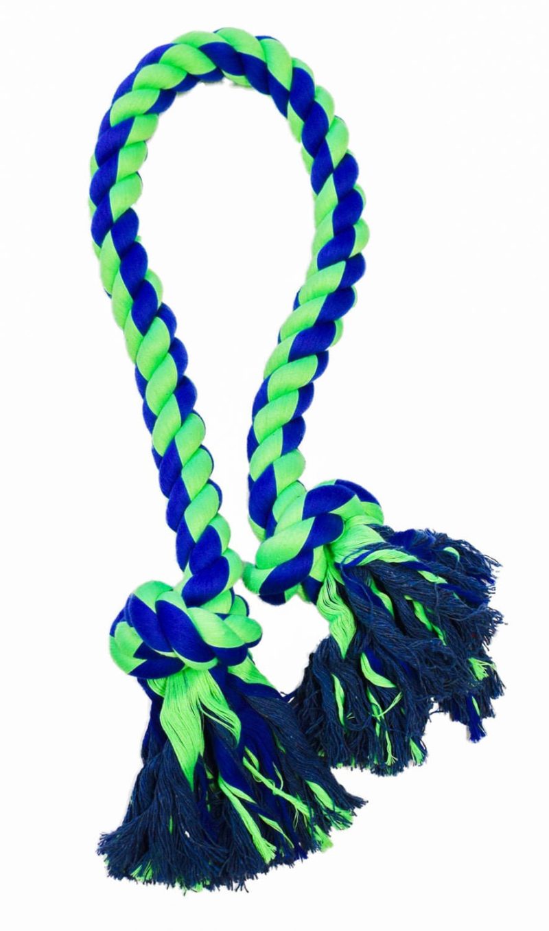 2 Knot Rope Dog Bone Tug Toy - Image 14