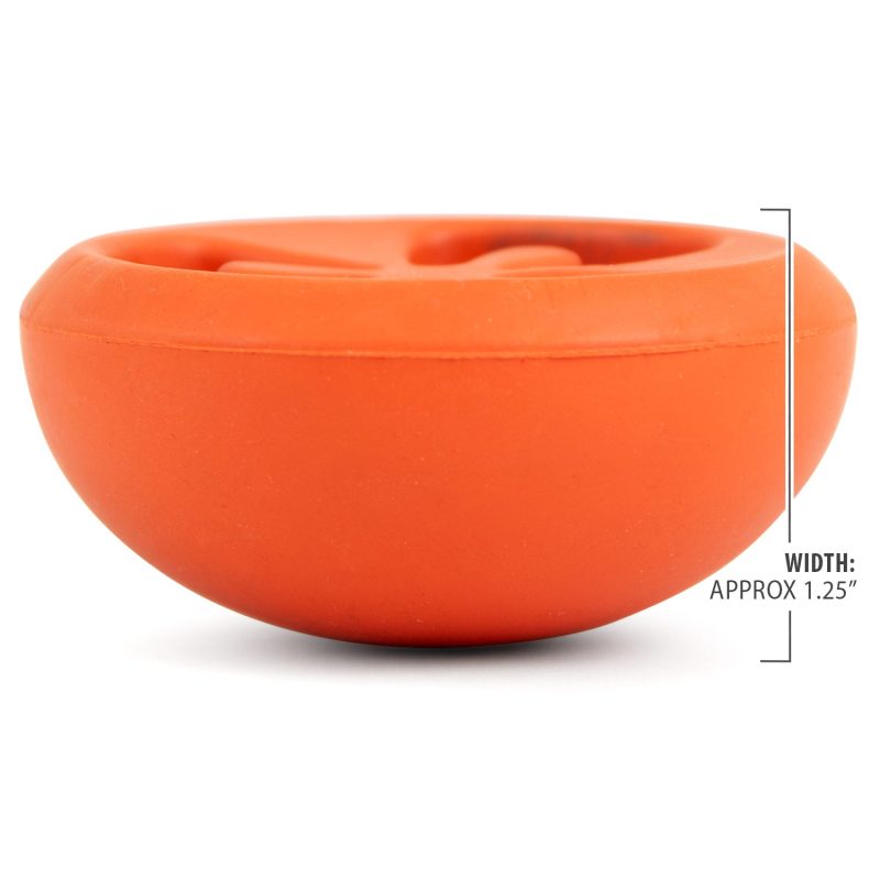 Jeffers Natural Rubber Tomato Shape Dog Chew Toy for Medium-Chewers - Image 2
