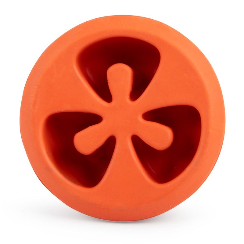 Jeffers Natural Rubber Tomato Shape Dog Chew Toy for Medium-Chewers - Image 3