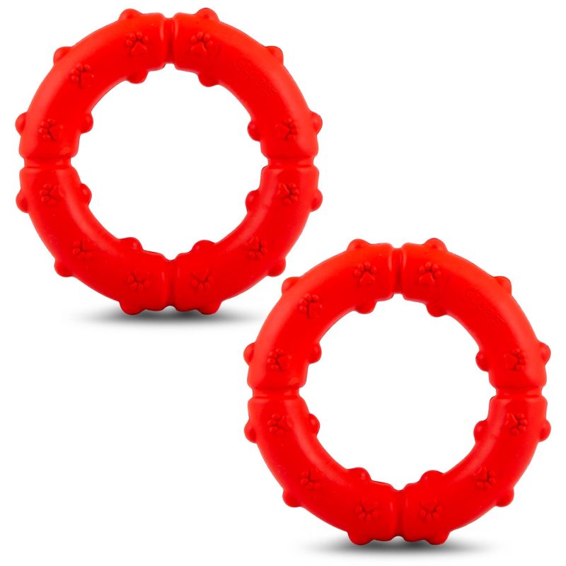 Jeffers Natural Rubber Ring Tugger Dog Toy for Healthy-Chewing Habits - Image 5