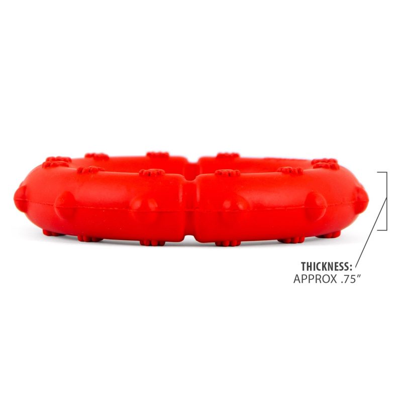 Jeffers Natural Rubber Ring Tugger Dog Toy for Healthy-Chewing Habits - Image 4