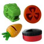 Jeffers Stay Busy Natural Rubber Dog Chew Toys, 4 pc, Medium