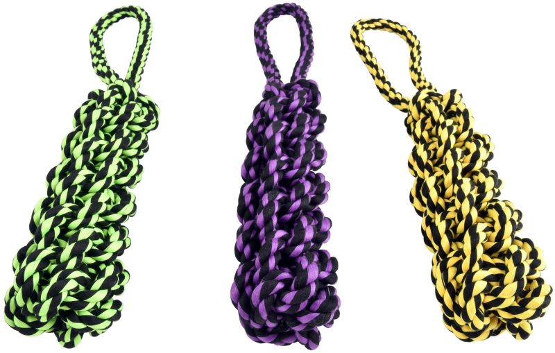 Nuts for Knots Rope Tug with Braided Stick, 16" - Image 2