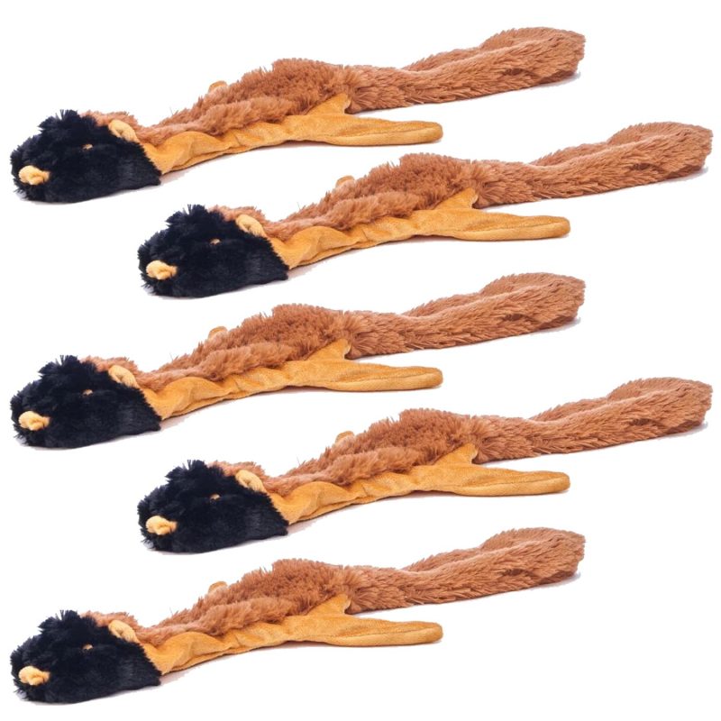 Jeffers Thinnies Unstuffed Rope Squeaker Dog Toys, 21"L - Image 8