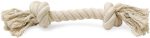 Jeffers White Rope Bone Dog Tug Toy